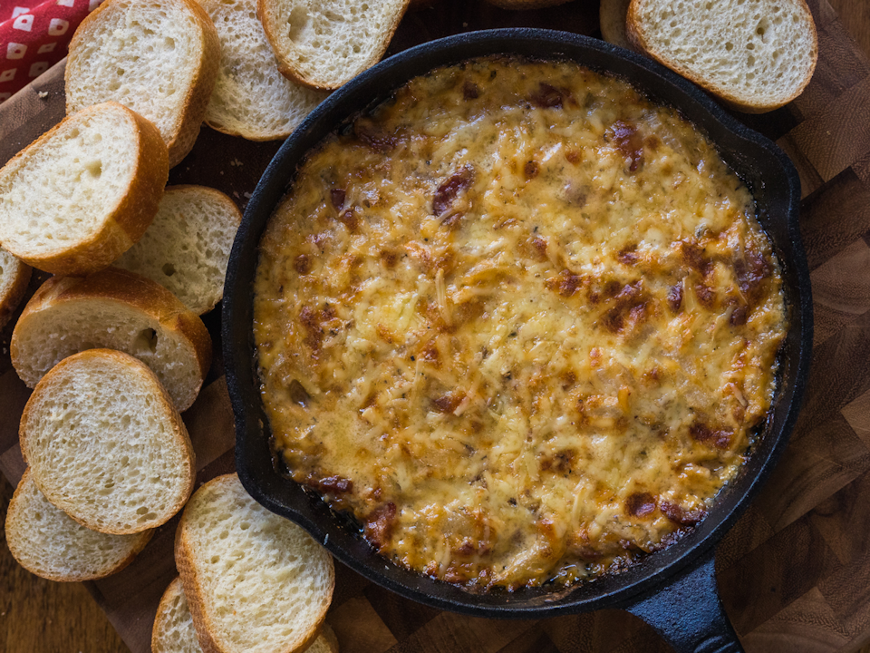 Nancy Lee and Me - Caramelized Onion Bacon Dip