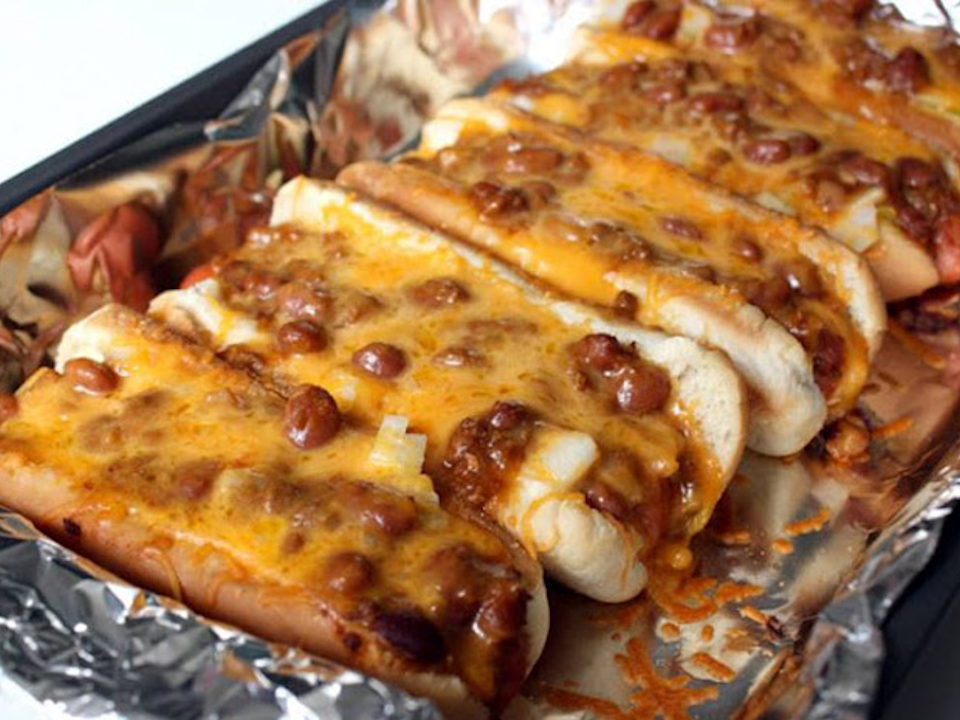Nancy Lee and Me - Oven Baked Chili Dogs