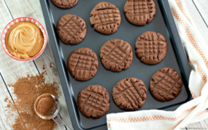Nancy Lee and Me -Chocolate Peanut Butter Cookies