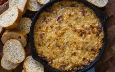 Caramelized Onion Bacon Dip – your guest will love this