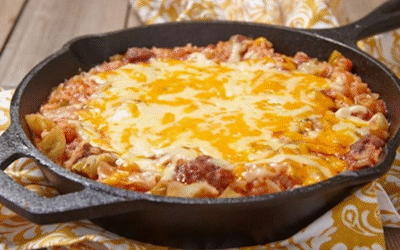 Cornbread Enchilada Skillet – What’s not to love