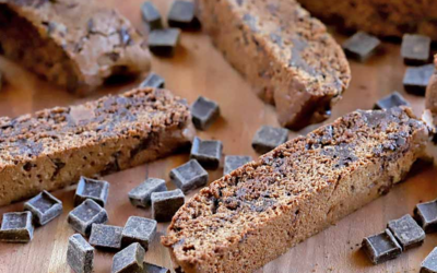 Double Chocolate Chunk Biscotti – Love this with coffee in the morning