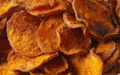 Baked Sweet Potato Chips, You’ll Love this delicious healthy snack from ‘Nancy Lee & Me’